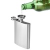 DealKits 2 X stainless steel hip flask & funnel 8