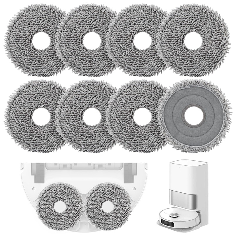 Restynic 8 Pack Mop Pads for Roborock Q Revo Series,