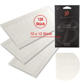 120 Capsules No Shine Bonding Tape Tape Tape Double Sided Tape on Extensions Hair Cuttings