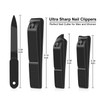 Nail Clippers,T Tersely Nail Clipper Set & Nail Trimmer, 4PCS