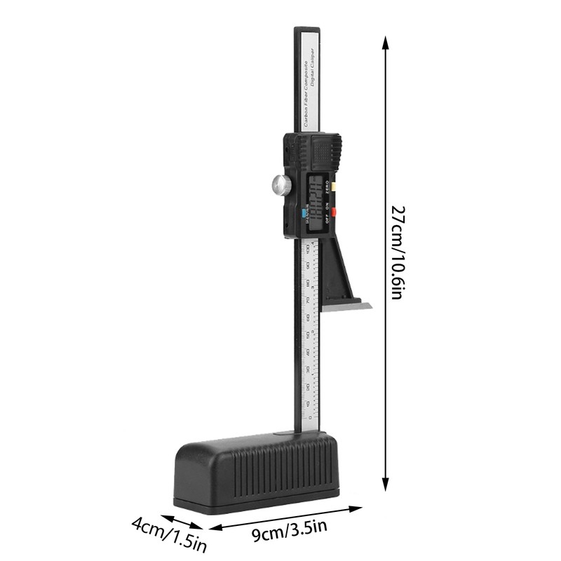 0-150mm Digital Accuracy Height Aperture Depth Gauge with Magnetic Base