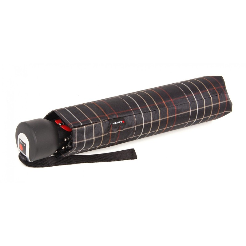 Knirps Smart & Casual Line Minimatic Light Black Check