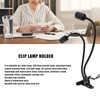 Table Clip Lamp Holder E27/E26 Lamp Holder Clip Black Double