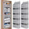JARLINK 2 Pack Over the Door Organizer Storage, 5 Shelf