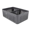 Simplify 3 Compartment Stackable Bin with Adjustable Dividers, Drawer Organizer,