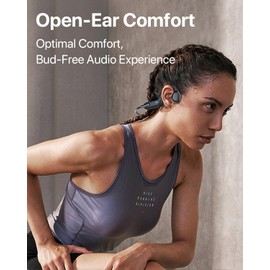 HIFI WALKER Bone Sound Headphones MP3 Player Waterproof IPX8 Underwater Open Ear Sports Headphones Wireless Music Player 32GB Memory Bluetooth 5.3 for Running, Cycling, Swimmers