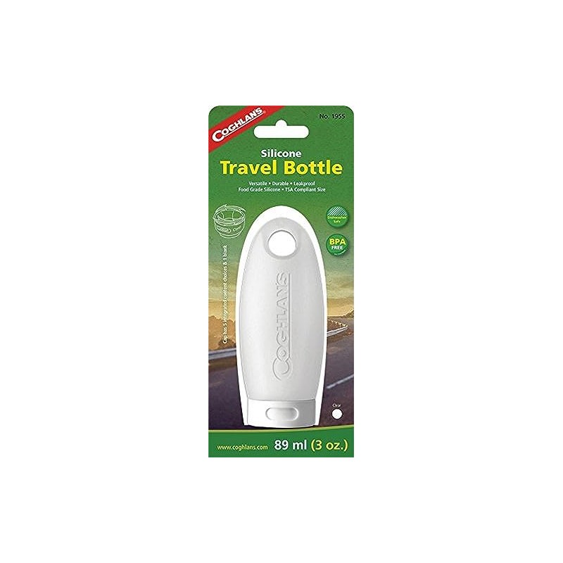 Coghlan's Travel Bottles, Refillable, Leakproof, BPA-Free, Compact Silicone Containers for