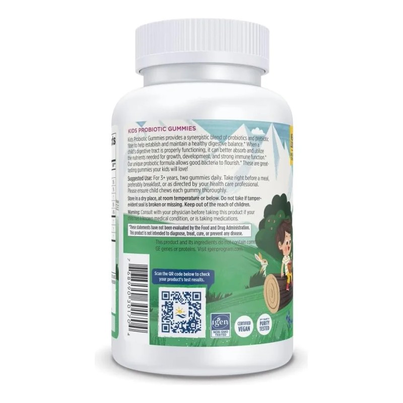Nordic Naturals Gomitas De Probioticos 60 Pz Sabor Berry Sfn