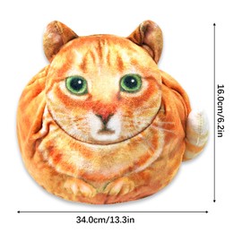 AYNKH Cat Drawstring Makeup Bag, Portable Travel Cosmetic Organiser, Cat Shaped Toiletry Bag Drawstring Pouch, Cat Gifts for Women Girls Cat Lovers