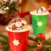 Roowest 96 Pcs Miniature Ornaments for Snow Globe Kit DIY