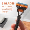 Gillette Fusion5 Mens Razor Blade Refills, 12 Count, Lubrastrip for