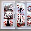WIURGOHA Lest We Forget Window Stickers for Remembrance Day, 9