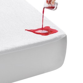 LAVANCE Premium Cotton Terry Mattress Protector – California King Size, Waterproof Soft Noiseless Dirt-Proof Washable Bed Mattress Cover