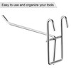 sourcing map Grid Wall Hooks Store Garage Storage Wall Organizers
