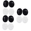 Healvian 6pairs Portable Sweat Absorbing Armpit Pads Breathable Underarm Protectors
