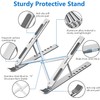 Laptop Stand, HLculture Portable Adjustable Tablet Stand, Foldable Aluminum Laptop