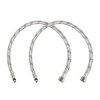 31 Inch Braided Stainless Steel Faucet Water Supply Hoses Female