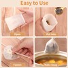 60 Pcs Reusable Muslin Spice Bags – 8x10 CM Natural