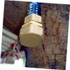 BESPORTBLE Versatile Brass End Caps 6 Pack for Tubes Leakproof