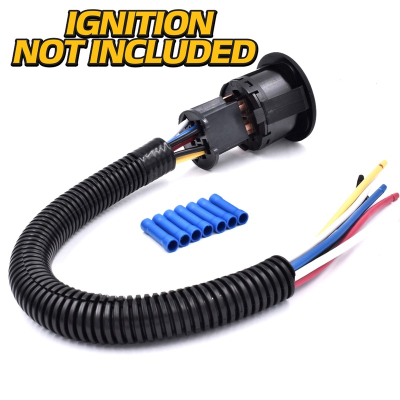 HD Switch Ignition Key Switch Wire Harness Repair Kit Replaces