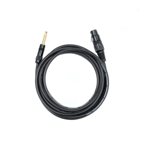 Audio2000's 12 Ft 1/4" TS to XLR Female Microphone Cable
