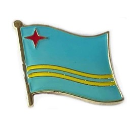 Aruba Single Flag Lapel Small Pins Badges (Aruba)