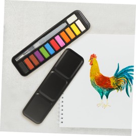 jojofuny Beginner Watercolor Paint Kit Colors Portable Watercolor Travel Set with Mixing Card Lightweight Art Supplies for DIY Painting for Artists and Hobbyists