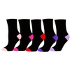 A2Z 4 Kids Girls Cotton Crew Socks Pack of 5