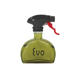 Evo Oil Sprayer Glass, Non-Aerosol for Olive, Cooking Oils, and Vinegars, Green, 6-Ounce Capacity