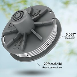 Spool for Gardena 5307-20 String Trimmer Line for Easycut 400 Item 8846, EasyCut 400/25 Item 9807, ComfortCut450 Item 8847 String Trimmer Spool Line Replacement Pack of 6