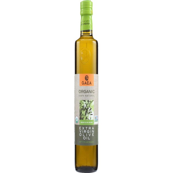 Gaea Organic Extra Virgin Olive Oil, 17 Ounce - 6 per case.