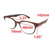 ColorViper Flexible Memory Frame reader Unisex lightweight Reading Glasses 0.74