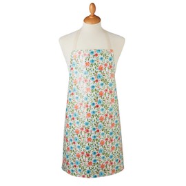 Cooksmart Country Floral PVC Apron | Waterproof Apron with Elegant Country Floral Design | Durable & Easy-Clean Apron for Kitchen & Baking | Stylish Protection for Cooking