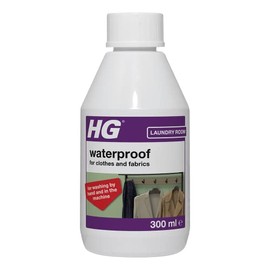 HG Waterproof for Cotton, Linen, Wool and Mixed Fabric Types, Clothing & Accessories Water Proofing Formula, for Machine or Hand Washing, Effective & Easy to Use – 300ml (177030106)