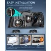Nilight Headlight Assembly Compatible with 2003 2004 2005 2006 Ford
