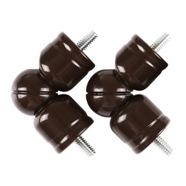 HOTOZON Adjustable Corner Connector for 1 Inch and 7/8 Inch Diameter Curtain Rod, 2 Pack Superior Elbow Connectors for Corner and Bay Window Curtain Rods, Antique Bronze