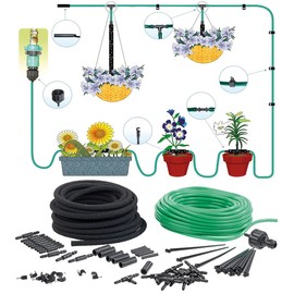 Royal Gardineer Mini Irrigation System: Plant Irrigation System for Balcony and Patio (Balcony Watering System, Greenhouse, Grow)