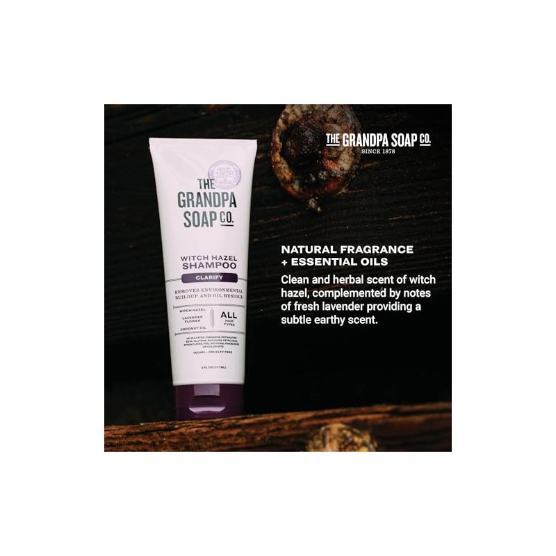 The Grandpa Soap Co. - Clarify Shampoo Witch Hazel -