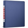 Staples Standard Non‑View Binder, 1" Round Ring, Blue, Durable 3‑Ring