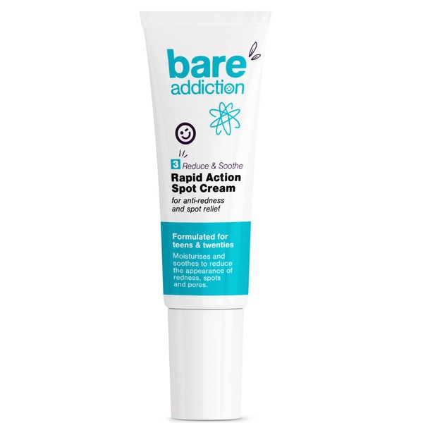Bare Addiction 15ml Rapid Action Spot Cream Skincare to Moisturise