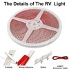 CCBASEBALL 20FT RV Awning Lights, IP68 Waterproof Camper Awning Lights,