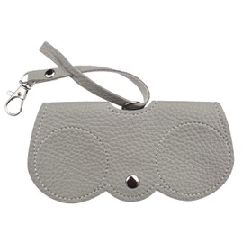 Nounex21 - Premium Sunglasses Protective Case, Portable Glasses Case, Fashion Sunglasses Holder, Soft PU Leather, 12 Colors, natural