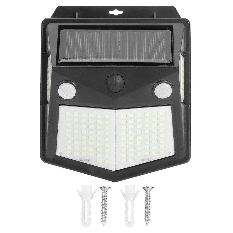 160LED Solar Power Wall Light Automatic Motion Sensor Lights Sensor