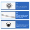 UPKOCH 12.2 Inch Tempered Glass Kitchen Pot Lid with Handle