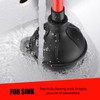 Domensi 6 Pcs Toilet Plunger Bulk Heavy Duty Rubber Plug
