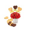 Tescoma 630856 Cookie Cutters with Stamp Set of 3 Hearts