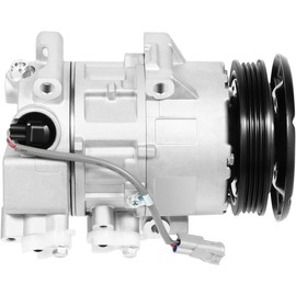 Air Conditioning AC Compressor Compatible with for 2007 2008 2009 2010 T-oyota Yaris 1.5L AC A/C Air Compressor w/Clutch