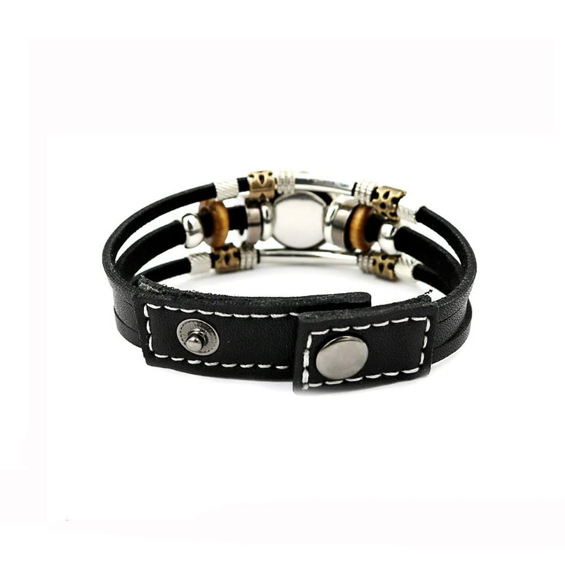 Cioaqpyirow Satanic Baphomet Inverted Pentagram Bangle Gothic Bracelet Goat Bangle