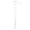 PATIKIL 12" Plastic t Square Ruler, Measuring T-Ruler Junior Drafting