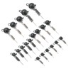 Jig Heads Hooks,5‑20g Durable Fish Head Hooks with Round Jig
